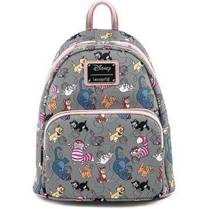 Disney Cats Faux Leather Womens Double Strap Shoulder Bag Purse